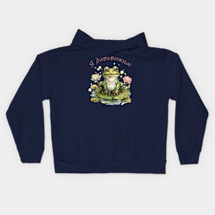 Wonderful frog! Kids Hoodie